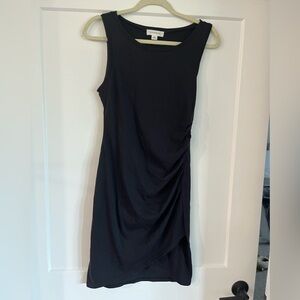 Treasure & Bond Black Midi Dress